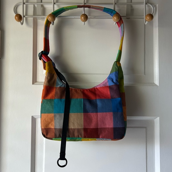 NWT BAGGU Mini Shoulder Madras Bag - Picture 5 of 10